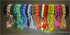 Mix color Religious bracelet hand rope Hand Made Knotted Rosary Bracelets Pulseras Decenarios221w