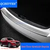 Accessoire de décoration de garniture de seuil de porte arrière de voiture en acier inoxydable de style de voiture pour Mazda CX-5 2017 2018