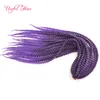 OMBRE BLUE COLORFUL 3s box braids twist synthetic braiding hair crochet braids hair extensions 24HOURS SERVICE HAVANA TWIST BEAUTIFUL HAIR