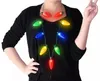 Éclairage de nouveauté de Noël et cadeau de nouvel an 9 13 led collier LED Light Up Ampoule Party Favors pour adultes LLFA
