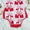 Neugeborenen Mädchen Kleidung Weihnachten Baby Strampler Rot Nette Deer Muster Backless Overall Onepiece Outfits Set Baby Kleidung Kid8559222