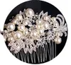 2015 New Arrival Luxurious Heavy Crystal Hair Combs Pearls Hair Accessories Wedding Bridal Tiaras Head Jewel TS00093