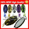 10 Pairs/Lot 6 colors Motorcycle Chrome Mirror Rear view Mirrors Rearview side mirror Skeleton Ghost Hand Mirror Skull Mirrors No.: 12