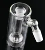 Sigara Kolay Temizleme Kül Catcher 45 Derece Duş Başlığı Ortak 14mm Cam Ashcatcher Su Bong için Temizle