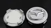 4 SZTUK 56mm Mazda Logo Emblemat Car Center Center Piasty Odznaka Dustoszczelne Pokrywy do MAZDA 2 3 5 6 CX-5 CX-7 CX-9 RX8