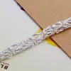 Hot sale best gift 925 silver New leader Bracelet - Men DFMCH096,brand new fashion 925 sterling silver plated Chain link bracelets