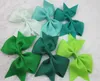 80st 3Inch Grosgrain Ribbon Boutique Hair Bows Alligator Clips For Baby Kids Girls Hair Accessories 20 F￤rger Huvudkl￤der H￥rklipp