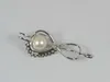 Mit Edelsteinen besetzter herzförmiger Medaillonkäfig aus 925er Silber, Sterlingsilber bietet Platz für einen 8 mm großen Perlenkäfig mit Perlenkäfig, DIY-Schmuckanhänger