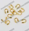 500st Pot 4Colors 4mm Gold Plated Black Wire Guardian Protectors Hooks smycken DIY smyckesfynd komponenter248R