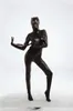 Sexy Erótico Zentai Terno de Couro Do Falso Venda Quente Nova Completa Coberto Corpo Zentai Vermelho Preto Fetish Bondage Spandex Collant Catsuit