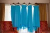 Goedkope Blauwe Bruidsmeisjes Jurken Lange Geplooide Ruches Rok Trein Topkwaliteit Chiffon Huwelijksparty Jurken Strand Stijl Ruched Formele Toga