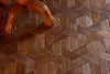 Rusland Oaksapele houten vloer hout veelhoek decoratieve houten vloer Birmese tblack walnoot berken houten vloeren eiken merbau natuurlijke olie houten vloer