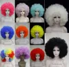 gratis frakt vacker charmig het mode 11 färger afro wig fluffy cosplay anime carnival party peruker hivision # 6018