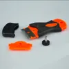 Orange mini-Razor Scraper with Safety Cap Window Glass Wall Paper cleaning spatula Squeegee with razor blade MO-81