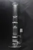 Honeycomb and Tree Arm Disk Glass Bongs Straight Tube Water Bong with Ice Catcher 18mm male joint Come with Dome Nail Bowl