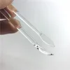 6.7 Inch Clear Quartz Shovel Dabber Tool Wax Oil Dab Vaporizer Tools with 5mm Quartz Rods Nail for Glass Smoking Water Pipes