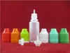 1000Pcs Soft Style PE Needle Bottle 5ml 10ml 15ml 20ml 30ml Child Proof Plastic Dropper Bottles Empty E Liquid Bottle In Stock Free FedEx