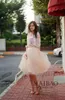 2016 Instock Cheap Summer Tiered Tutu Skirt Tulle Short Bridesmaid Dresses 7 Layers Female Party Skirts Girls Fashion Ball Gown Knee Length 0510