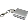 FREE Personalised Engraved 1oz Stainless Steel Hip Flask Keyring FREE SHIPPING