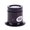 wholesale-1PCS 10x watch magnifier Jeweler loupe magnifing glass eye len Repairキットツール＃49945