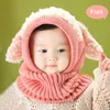 Girls Children Knit Winter Warm hats Puppy Beanie Caps0124017976