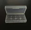 18650 18350 batterij draagbare plastic clear cases/Clear Battery Case voor 18650 18350 Batterijen DHL gratis verzending