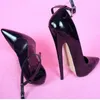 18cm Heel Höjd Sexig Pekad Toe Stiletto Heel Pumps Party Shoes Heels US Size 5.5-14.5 No.181b