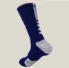 2 pièces 1 paire chaussettes USA professionnel Elite basket-ball éponge long genou athlétique Sport hommes mode Compression thermique hiver