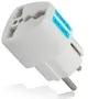 Promozione Adattatore da viaggio universale europeo a spina tonda a 2 pin Adattatore da viaggio US a EUROPE AC Power Plug