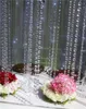 Lang vierkant acryl centerpiece, Crystal Wedding Flower Stand