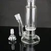 Nargile petek percolater düz bong su boruları 18.8mm eklem boyutu 17.5 inç sigara içmek için petrol kuleleri