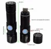 Torches USB-lichtere krachtige Mochila Lanterna Tactical Torch Flash Light Linernas LED Zoombare Gladiator Zaklamp-zaklamp