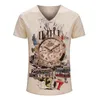 Raisevern moda masculina impressão tshirt 2015 verão tees t-shirt do vintage de manga curta t-shirt casual marca tops camisetas mujer