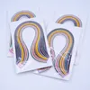 DIY 36colors 180 Stripes Quilling Paper Assorterad Färg Origami Papperslängd 54cm Handgjorda konstverk Blommaffärer