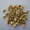 1000 pezzi lotto oro argento placcato orecchini schienali tappi di proiettili Earnuts tappi per le orecchie risultati in lega accessori di gioielli 2 colori Wholesa7088327