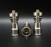 새로운 티타늄 domeless 못 gr2 여성 14mm 물 18mm 파이프 유리 봉 흡연