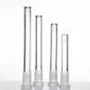 Smoking Accessories Diffused Glass Downstem 19mm to 14mm Down Tube Clear Color 6 Cuts Openning End Factory Price for Glass Bong