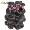 Brazilian Hair Extensions Weave Quality Dyeable Natural Peruvian Malaysia Indian Virgin Human Hair 3 Bundles Body Wave Wavy Julien6571714