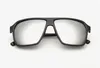 Retro Herren Damen Vintage Große Sonnenbrille Modedesigner Brille Freizeit Brillen Reflektieren Übergroße Rahmen Sonnenbrille 12 Teile/los