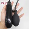 100% foto Real obtiene productos sexuales más amplios para Mujeres Hombres Gay consolador inflable bomba pene pene sexo Anal juguete Butt Plug Blow-Up SX540