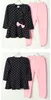 Baby meisjes lente outfits polka dots lange mouwen t-shirt met boog + broek 2 stks kinderen sets kids pakken mooie schattige outfit C-5