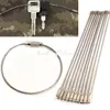 Fashion Hot Stainless Steel Wire Keychain Cable Key Ring for Outdoor Hiking