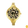 Nuovo arrivo Arrivo Women Fashion Brand Brand Owatches Quarzo da polso da donna Casual Flat Gauze Gold orologi Montre Femme