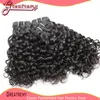 Greatremy 8-34inch 1PC التجزئة الإنسان حزم الشعر البرازيلي الشعر العذراء الحياكة موجة المياه الكبيرة مجعد الشعر التمديد اللحمة Dyeable الأسود الطبيعي