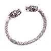 Bracciale di lupo adolescente Accessori di moda di gioielli indiani Bracciale Viking Man Braccialette per polsino per donne Bangles7137110