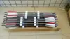 12 PK archery hunting 18 inch crossbow bolts pure carbon bolts with field point red and white arrow vane free shipping