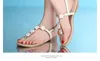 Böhmen stil strand bröllop skor sandaler flatforms skor blomma brud party prom sumber strand casual skor