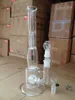 Hookah Honeycomb Bong Fabricage Waterpijp met bandenstijl en glazen diffuser Percolator-bongen