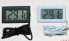300 sztuk Cyfrowy ekran LCD Termometr Lodówka Lodówka Zamrażarka Akwarium Temperatura Zbiornik Ryby -50 ~ 110C GT Czarny biały kolor