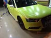 Pale Green Fluorescent Yellow Matte Vinyl Film For Car Wrap with Air Bubble Vehicle Graphic wrap 1 52x30m Roll 314S